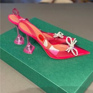 Amina Muaddi Rosie Slingback 95 Pumps